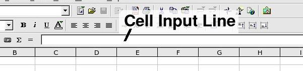 Cell Input Line